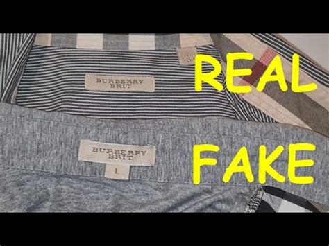 real vs fake burberry shirt|genuine burberry label.